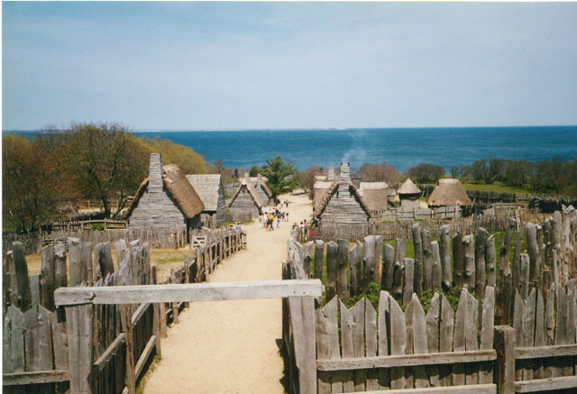 plymouth plantation depiction